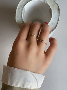 Minimalist Opal Ring