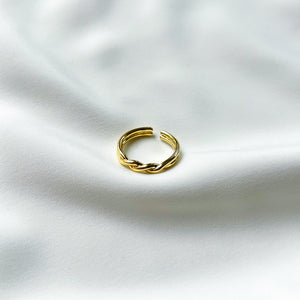 You Got Me Twisted | Gold Plated Ring